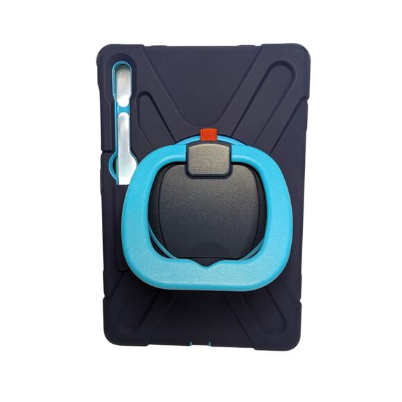 BRAECN Tablet Accessory, Samsung Galaxy Tab S7FE/+ S8+/S9+ Rugged Silicone Case - Picture 1 of 6